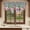 Black, variant on Spring Pink Roses Valances for Windows, Decorative Rod Pocket Window Valance Curtains, Pastoral Eucalyptus Leaves Rustic Burlap Short Curtain Drapes for Kitchen/Living Room, 2 Panels, 42" W x 18" L