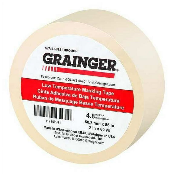 Masking Tape, Natural, 2In x 60 yd.