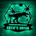thumbnail image 5 of Handmadetneonsign Dinosaur World Metal Wall Art Light, Dinosaur Metal Sign Wall Decor, Dinosaur Metal Decor, 5 of 5