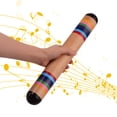 thumbnail image 3 of Wooden Rainstick Rainmaker Rain Shaker Musical Instrument Toy Rainbow Colored for Kids Adults, 3 of 6