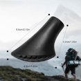 thumbnail image 5 of Pièces - Embouts de Marche Nordique - Embouts de Bâton de Marche - Embout de Perche de Randonnée – Arrêt – Diamètre Intérieur 11 mm - Convient à la Plupart des Perches de Randonnée, Routes Goudronnées, Routes de Gravier et Montagnes - Perche de Randonnée, 5 of 5