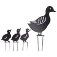 thumbnail image 1 of Estaca decorativa para jardín NikouMX 4 piezas pato de metal, 1 of 8