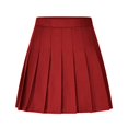 thumbnail image 4 of Women's High Waist Pleated Mini Skirt Skater Y2k Tennis School Skirt Uniform Skirts for Teen Girls, 4 of 6