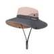 thumbnail image 1 of Sombrero para el sol plegable para mujer, ajustable, de algodón, con ala ancha y protección UV, 1 of 5