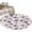 Purple, variant on Purple Spring Floral Round Area Rug 3Ft Washable Small Circle Rugs for Kitchen Entryway, Summer Botanical Bee Floral Daisy Non-Slip Carpet Floor Mats Indoor Outdoor Carpet Runner Aesthetic Home Decor