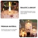 thumbnail image 4 of Set de 3 velas sin llama Lamp Eywamage Red Buffalo Plaid, 4 of 7