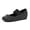 Black2, variant on Dress Shoes For Women Satin Bow Mary Jane Flats Hidden Heel Polka Dot Slip-On Comfort Casual Shoes Pink 36