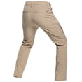thumbnail image 4 of NAVEKULL Men's Stretch Quick Dry Hiking Cargo Pants Flex Water Resistant Lightweight Outdoor Durable Fishing Work Pants With 9 Pockets UPF 50+, 4 of 8