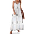 thumbnail image 1 of Vestido sin mangas con sables de luz, vestido de mujer, vestidos de noche de lujo 2024, 1 of 7