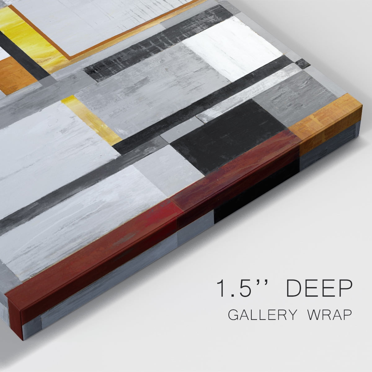 Retro Spectrum V7 Premium Gallery Wrapped Canvas - Ready to Hang