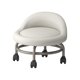 thumbnail image 1 of Taburete con Asiento de Ruedas, Taburete con Ruedas Bajas, Ruedas Giratorias 360, Taburetes Escalonados para El Hogar, Fitness, Yoga, Ejercicios de Ro blanco Sunnimix Taburetes bajos con ruedas, 1 of 8