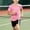 Pink, variant on SGFCWSX Boys 2 Piece Athletic Outfits Summer Quick Dry Short Sleeve T Shirt Shorts Sports Set for Kids Gray Size 4T