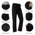 thumbnail image 3 of YUSHOW Women's Fleece Lined Waterproof Softshell Snow Pants, Size M, 3 of 7
