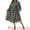 Green, variant on DARING DIVA Women's Plus Plaid Shirt Belted Long Sleeves Hem Dress 1X Green