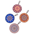 thumbnail image 1 of Posavasos antideslizantes con base de corcho Aislamiento térmico Protección Mantel individual Accesorios 4x Corcho de cerámica Nórdico para barra de Ronda, 1 of 9