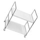 thumbnail image 4 of Estantes de baño de niveles, organizador de encimera de 2 niveles, estante de almacenamiento para baño, estantes de gabinete ultra sensibles, 4 of 8