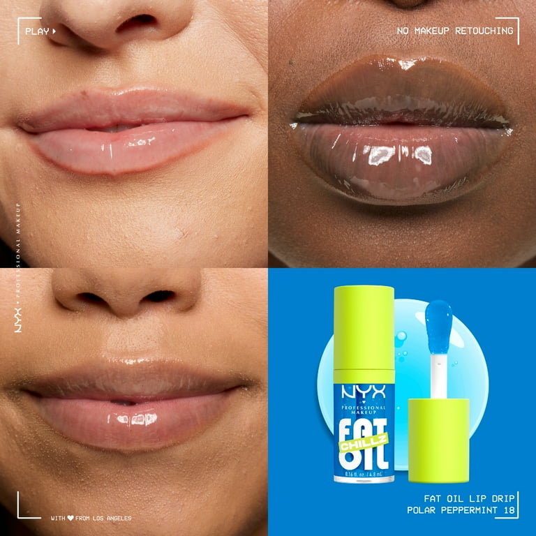 NYX Professional Makeup Fat Oil Chillz Lip Gloss, 12 Hour