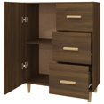 thumbnail image 5 of vidaXL Sideboard Brown Oak 69.5x34x90 cm Engineered Wood, 5 of 5
