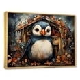 thumbnail image 2 of Designart "Penguin Playhouse Of Playfulness" Penguin Floater Framed Wall Art Prints, 2 of 5