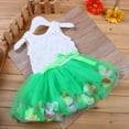 thumbnail image 2 of TAIAOJING Toddler Baby Girls Floral Dress Summer Infant Bowknot Tutu Petals Tulle Baby Flower Gown Outfits Princess Dresses For 6-12 Months, 2 of 4