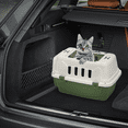 thumbnail image 3 of Magshion Two Door Top or Front Load Dog Kennel & Cat Kennel, 18'' Length (White & Forest Green), 3 of 10
