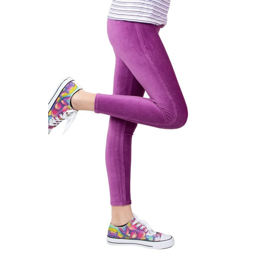 lilac ribbed leggings