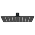 thumbnail image 1 of Regadera cuadrada 8' Foset R-415SM acero inox negro, 1 of 2