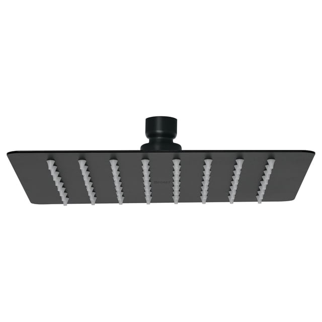 Regadera cuadrada 8' Foset R-415SM acero inox negro