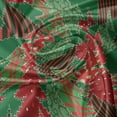 thumbnail image 5 of Ambesonne Christmas Window Valance, Tree Pines Swirl Dot, 54" X 18", Dark Coral Dark Green, 5 of 5