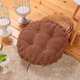 thumbnail image 2 of Cojín redondo de tatami para silla (40 cm/16", color café), diseño simple, para sillón, sofá, decoración interior, grueso, para el hogar, la oficina, el comedor, el coche y la sala de estar., 2 of 5