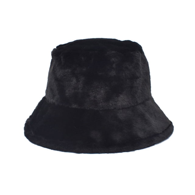 Womens Solid Color Winter Thermal Windproof Bucket Fisherman Hat For Women For Girls
