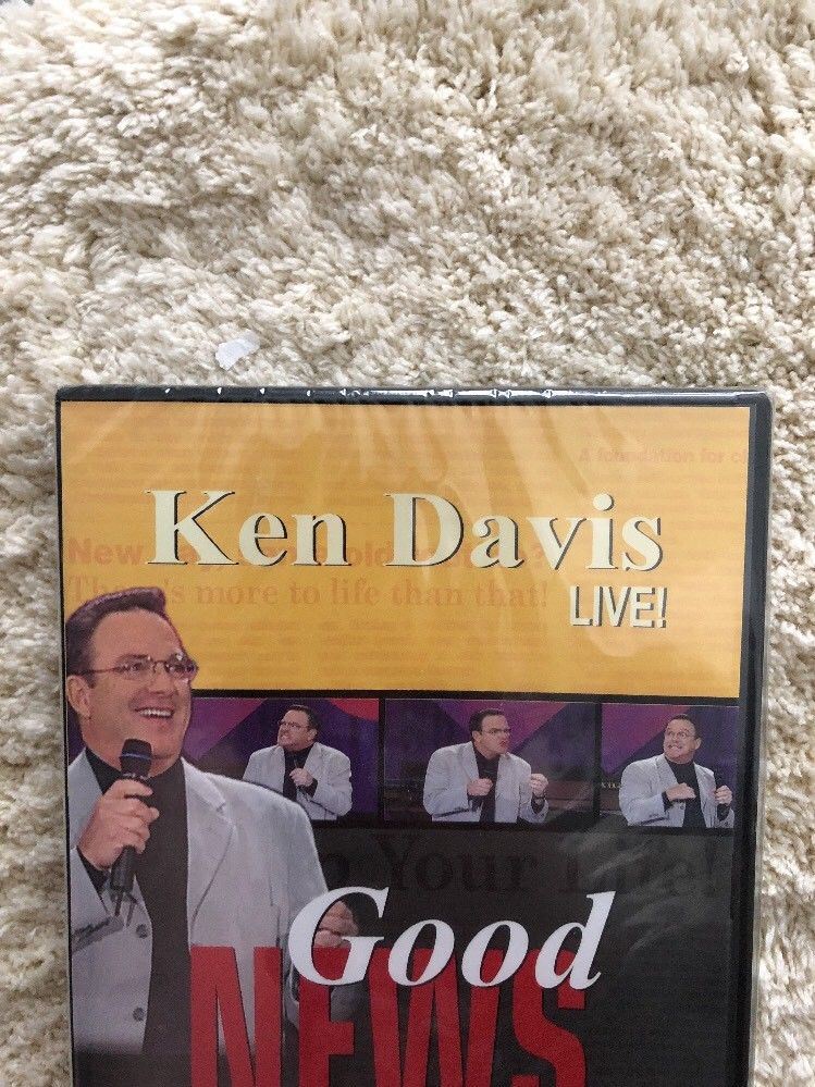 Ken Davis Live!Good News-Christian Stand-Up Comedy DVD 2002-RARE VINTAGE-SHIP24H