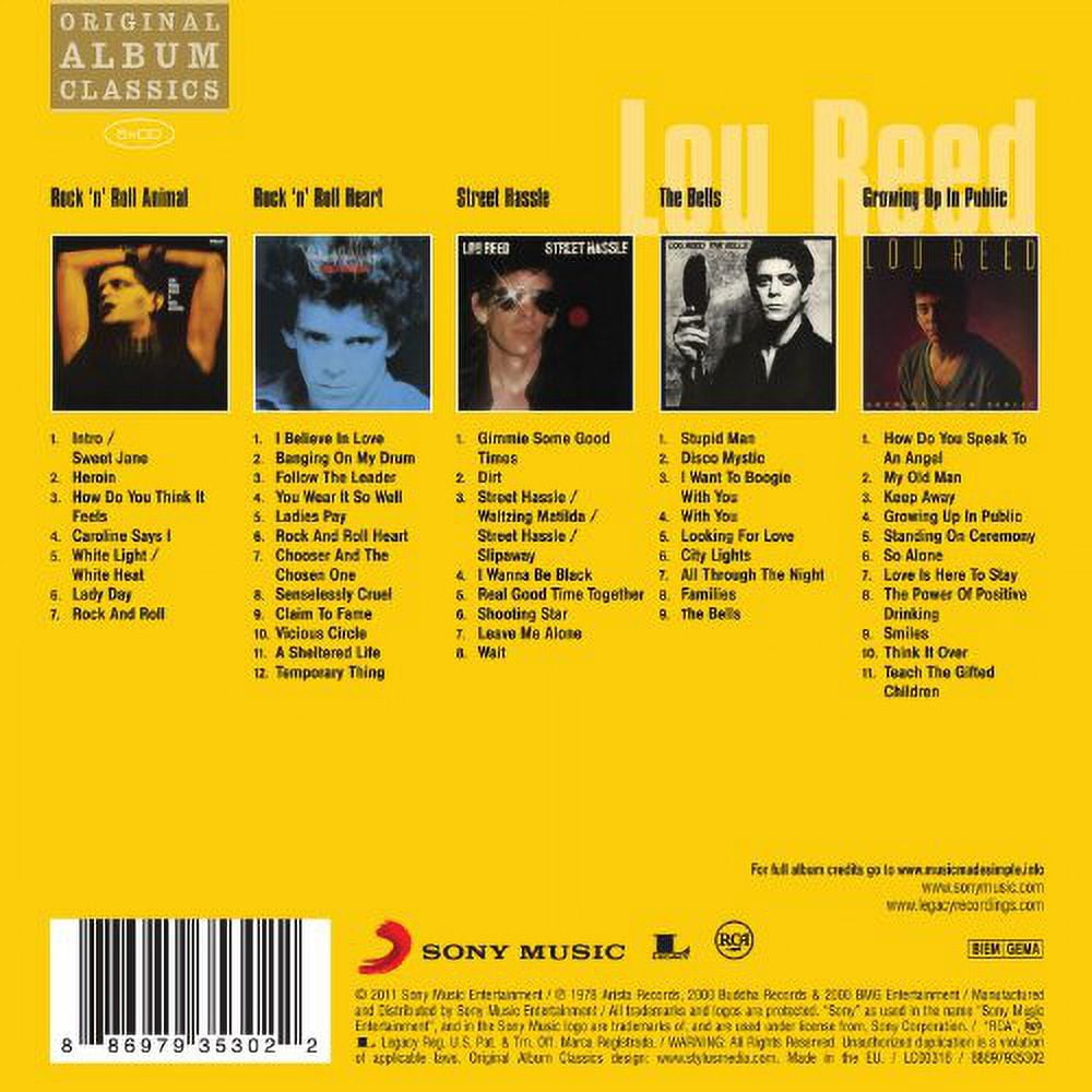 Lou Reed - Original Album Classics - Music & Performance - CD