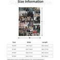 thumbnail image 4 of One Music Direction Flannel Blanket Air Conditioning Blanket Nap Blanket Sofa Throw Blanket Throw Blankets 50"X40", 4 of 6
