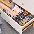 thumbnail image 2 of Organizador de ropa interior para el hogar, caja de almacenamiento de calcetines, pantalones cortos, sujetador, armario, cajón plegable, organizador de dormitorio, 2 of 4