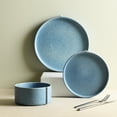 thumbnail image 5 of Stone Lain Bao 12-Piece Dinnerware Set Stoneware, Blue, 5 of 6