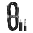 thumbnail image 4 of Insignia 12 ft. (3.66m) Headphone Expansion Kit – 3.5mm Audio Extension Cable with Y-Adapter Splitter, 4 of 5