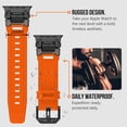 thumbnail image 4 of Correa para Apple Watch KADES Ultra 2/Ultra 49 mm negro/naranja, 4 of 7