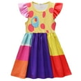 thumbnail image 3 of Girls Cosplay Costume Dress Clown Ruffles Sleeve Outfits, 3-9Y, 3 of 6