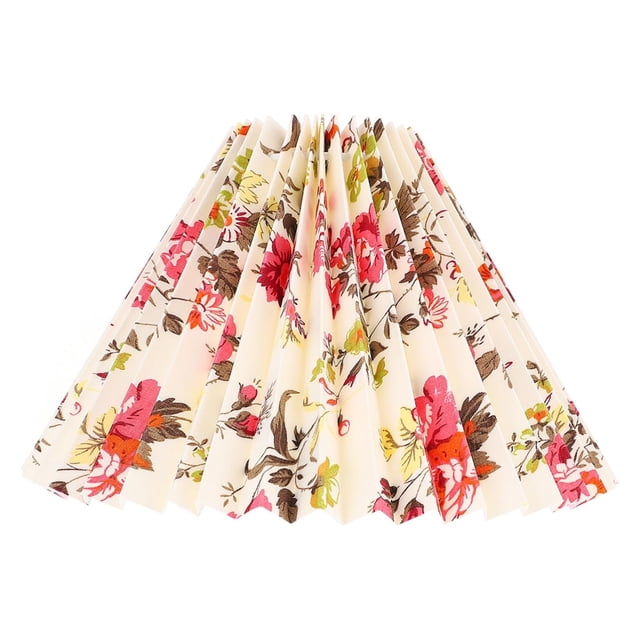 Pantalla de lámpara E27 antideslumbrante, pantalla de tela para lámpara de mesa, pantalla para dormitorio, hogar, oficina, flor