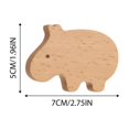 thumbnail image 4 of Modern Beechwood Cabinet Handles Star And Cloud Shapes For Drawers And Doors Natural Pulls Kitchen Hardware, 4 of 5
