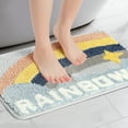 thumbnail image 2 of REGALWOVEN Cute Colorful Bath Mat, Stylish Funny Bathroom Rug with Lovely Words, Fluffy Rug Machine Washable Multi-2 16" x 24", 2 of 6