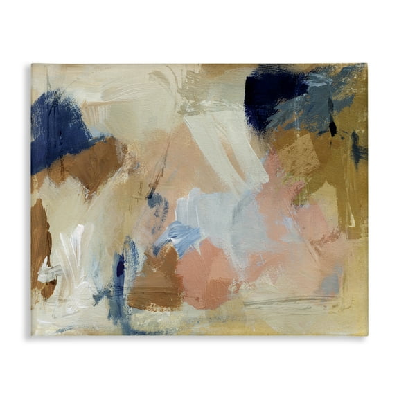 Stupell Industries Chaotic Neutral Paint Abstract Painting Wrapped Canvas Art Print Wall Art, 20 x 16