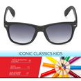thumbnail image 2 of Gafas de sol Retro Rewind Kids UV400 con montura de goma para niños de 3 a 12 años, 2 of 6