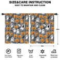 thumbnail image 2 of Blackout Kids Curtains,Halloween Ghost Pumpkin Pattern Childrens Insulated Curtains Set Of 2,Bedroom Essentials,Toddler Room Decor 52"x63", 2 of 5