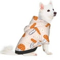 thumbnail image 5 of Cauagu Mushrooms Pattern Winter Pet Hoodie Sweatshirts- Dog Hoodie Sweater with Leash Hole - Cute Dog Hoodie - Pet Clothes Puppy Cat Custume -Medium, 5 of 8