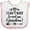 White and Pink, variant on Inktastic I Can't Wait to Meet You Grandma Baby Announcement Boys or Girls Baby Bib