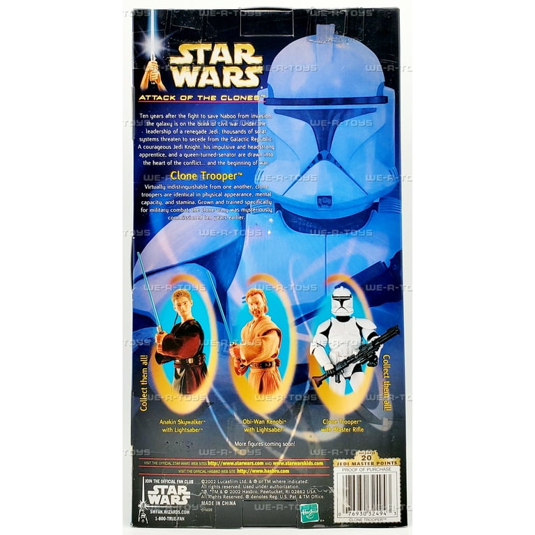 Star Wars Attack of the Clones Clone Trooper Action Figure 2002