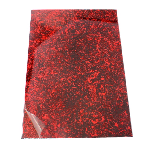 Placa de hoja Sunnimix para guitarra bajo n. degree 1 roja 440x290x2.2mm