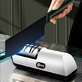 thumbnail image 1 of JUNWELL Electric Knife Sharpener Automatic Adjustable Kitchen Tool for Fast Sharpening Knives Scissors Black, 1 of 9